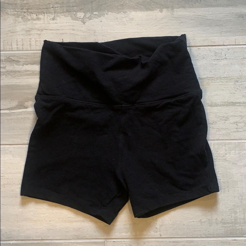 Pink Blush maternity shorts